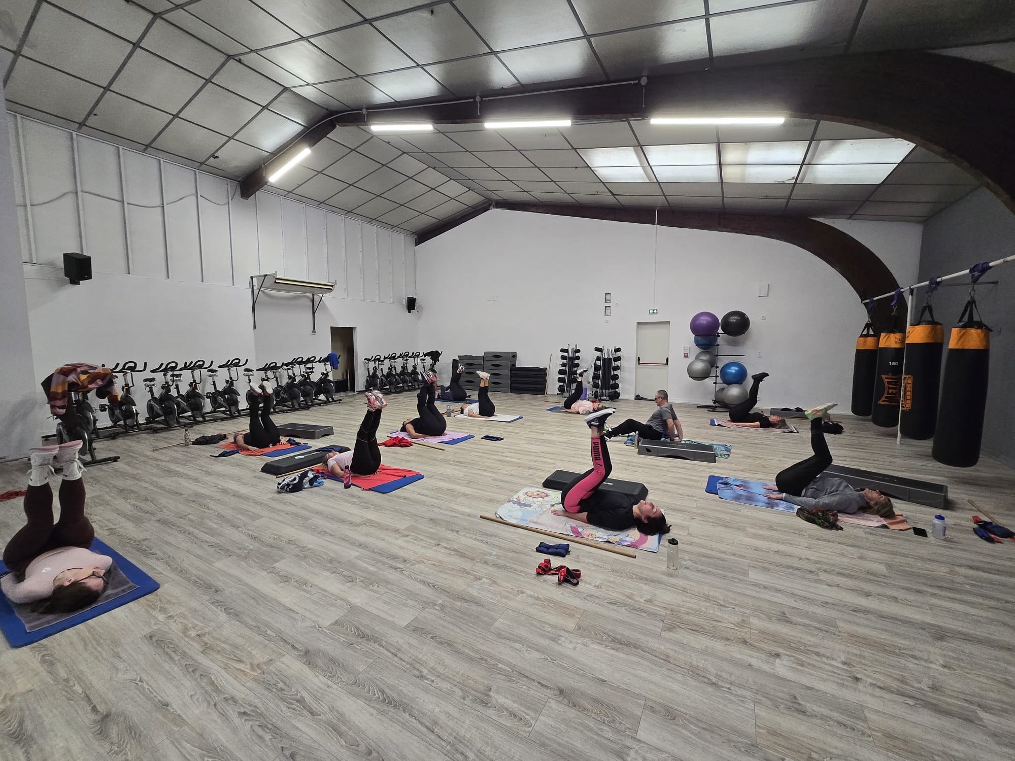 Séance d'entraînement chez Avenir Fitness Langon