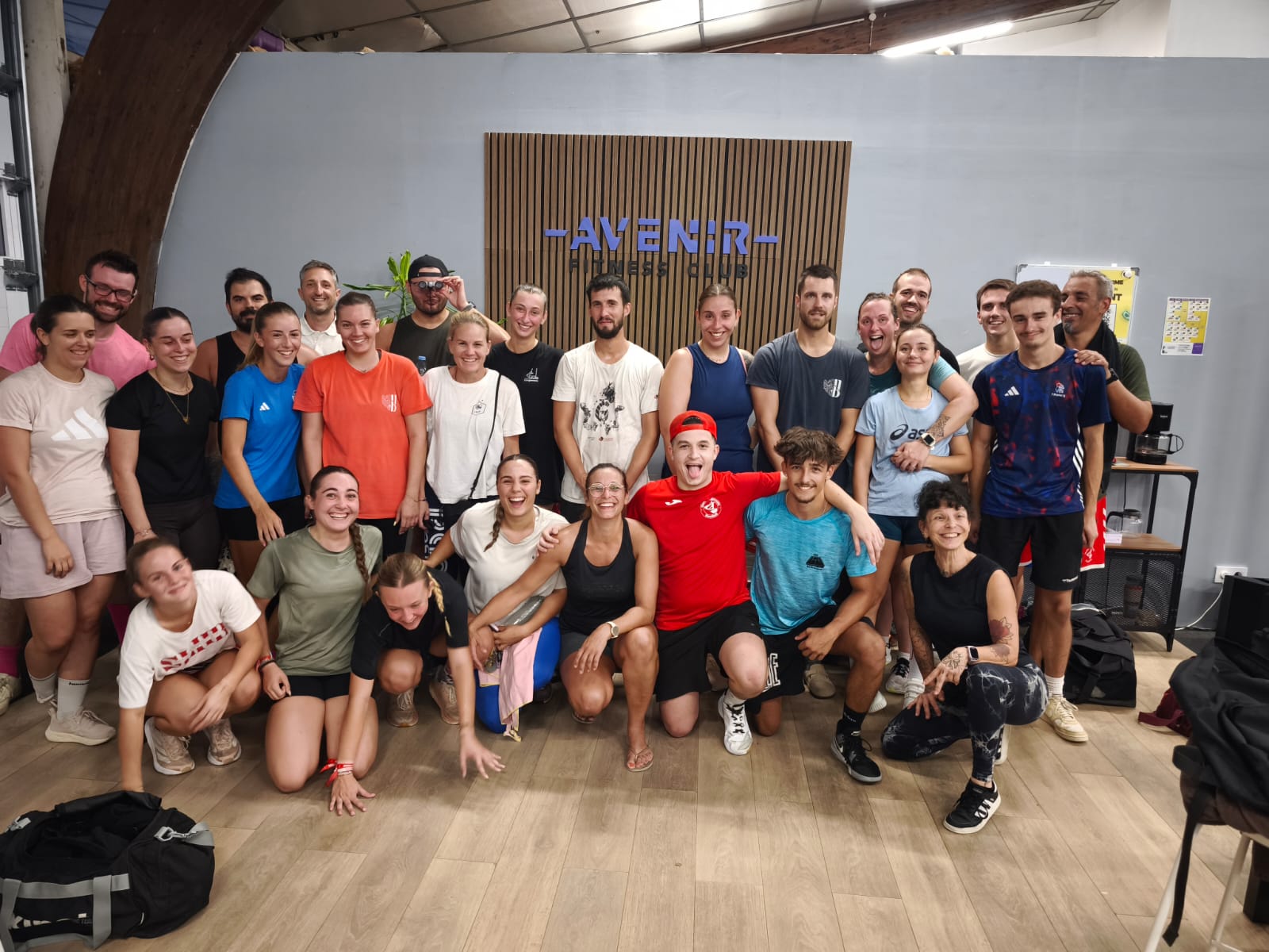 Le Stade Langonnais Handball et Avenir Fitness réunis après la soirée cardio à Langon