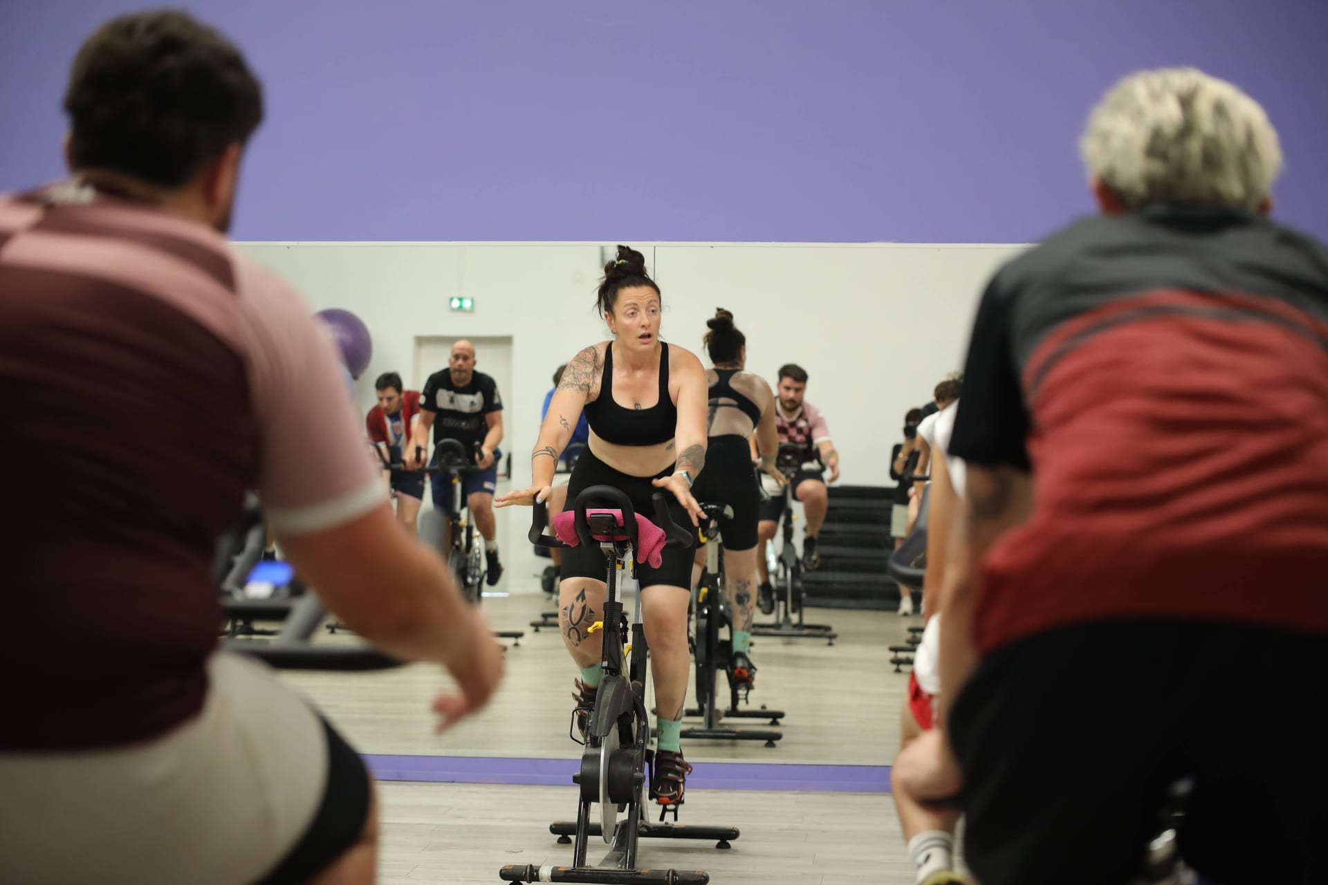 L'UA Cadillac Rugby à l'entraînement chez Avenir Fitness Langon — cross training et RPM